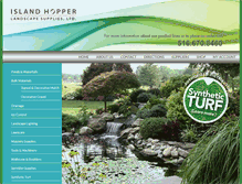 Tablet Screenshot of islandhopperlandscape.com